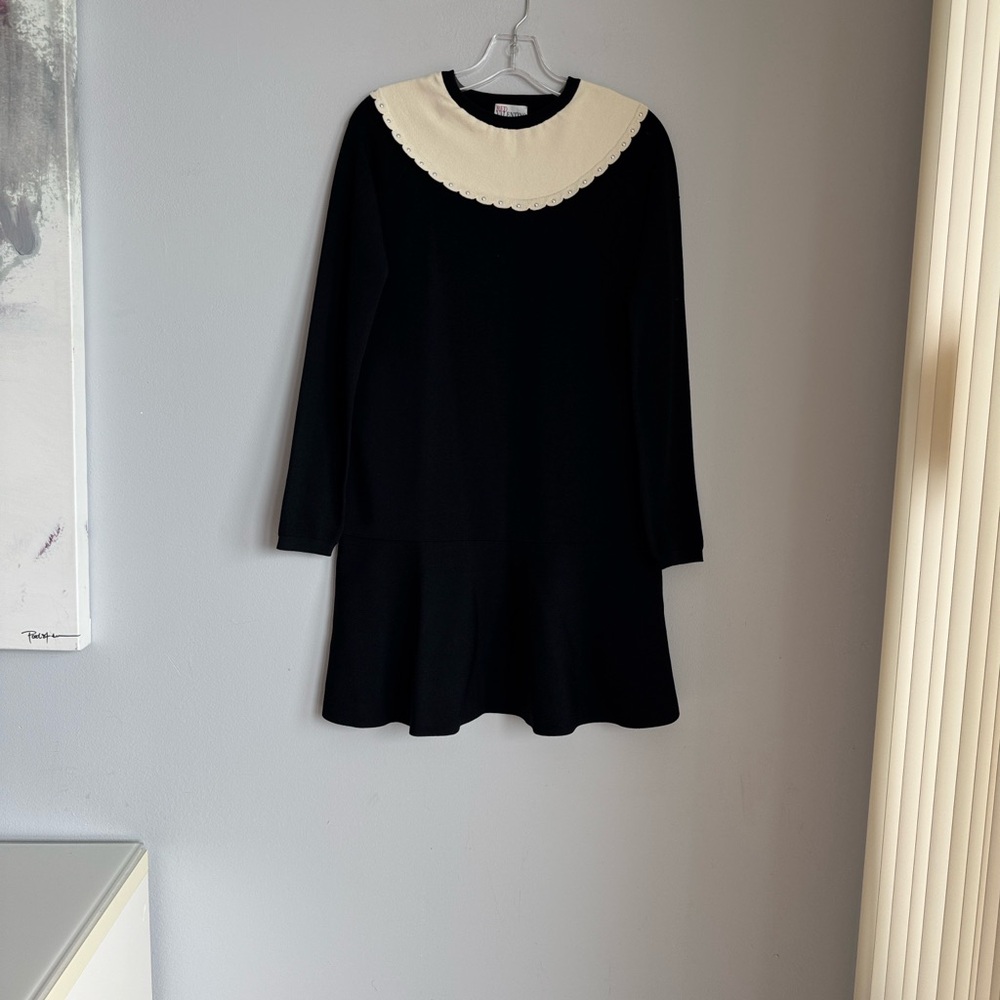 Valentino Black Knit Ladies Dress Size S